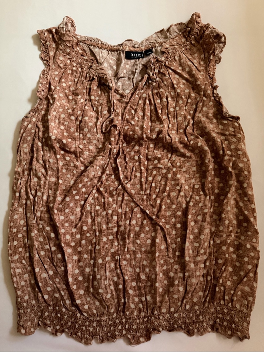A.N.A. Sleeveless Blouse Size 1X